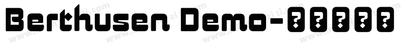 Berthusen Demo字体转换